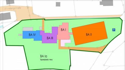 Bild: Architekturbüro Lenk
Kindertagesstätte Eschenbach: Konzept möglicher Bauabschnitte.