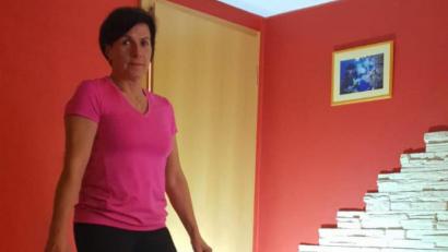 Bild: jzk
Von ihrem Heimstudio aus leitete Hebamme Hedwig Arnold die digitale Rückbildungsgymnastik.