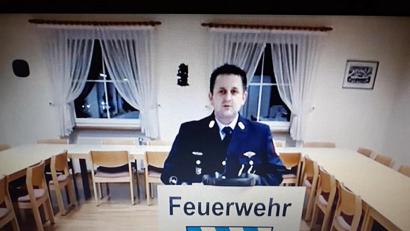 Bild: jma
Kommandant Andreas Kneidl gibt online einen Rückblick auf ein besonders schwieriges Jahr.
