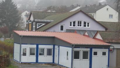 Bild: rn
Fertig für den Bezug: Zur zeitlichen Lösung der Platzprobleme im Kindergarten sind Container aufgestellt worden.