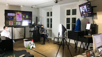 Repro: uz
Das Bayernlab in Nabburg zeichnete für die digitale Übertragung des Weihnachtsmarktes verantwortlich.