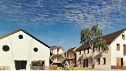 Grafik: Architekturbüro Haimerl
So könnte nach einem Vorschlag von Architekt Peter Haimerl das Anwesen Lindner einmal aussehen.