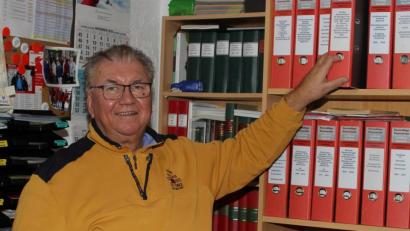 Bild: Harald Judas/exb
Kreisbrandinspektor Winfried Prokisch wechselt in den Ruhestand.