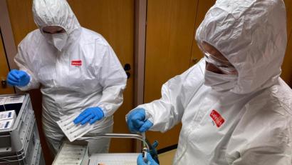 Bild: BRK Weiden/exb
Die mobilen Impf-Teams sind derzeit in der Region unterwegs.