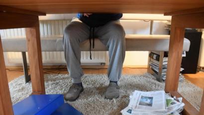 Bild: Gabi Schönberger
Das wohl beliebteste Kleidungsstück des Coronajahrs 2020: die Jogginghose im Homeoffice.