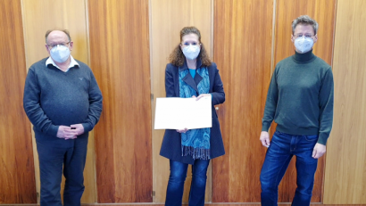 Bild: Bühner
Die neue Schulleitung des Berufsschulzentrums Weiden mit Studiendirektorin Brigitte Ross und Schulleiter Josef Weilhammer (links) und
dem bisherigen alleinigen Stellvertreter Thomas Neumann.