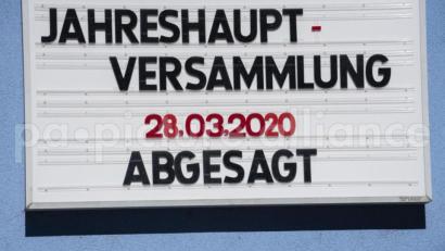 Bild: Frank Rumpenhorst
Viele Vereine mussten 2020 aufgrund der Corona-Pandemie ihre Jahreshauptversammlungen ganz absagen oder verschieben.