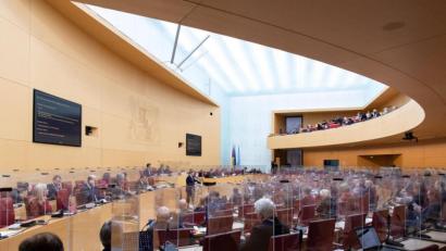 Bild: Sven Hoppe/dpa
Blick in den bayerischen Landtag.