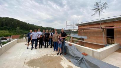 Bild: Landgasthof Sternwirt/exb
Das Richtfest über seinem Um- und Erweiterungsbau feierte der Sternwirt in Högen im August 2020.