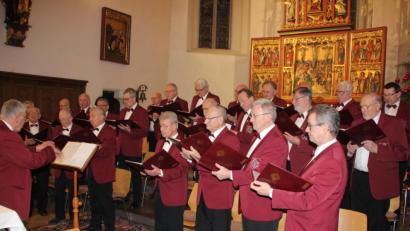 Bild: kro
Einer der letzten großen Auftritte des Männergesangvereins 1886 Tirschenreuth, das Weihnachtskonzert 2019 in der Stadtpfarrkirche.