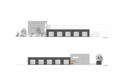 Grafik: Weidner Architekten/exb
Ansichten Nord und Süd