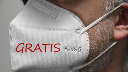 Bild: Petra Hartl
Masken wie diese verteilt das BRK am Samstag, 6. Februar.