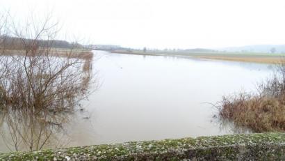 Bild: Houschka
Der ansonsten eher kleine Fensterbach kommt wie ein großes Gewässer daher.