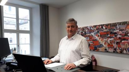 Bild: pz
Markus Scharnagl ist diese Woche der Chef im Rathaus Waldsassen.