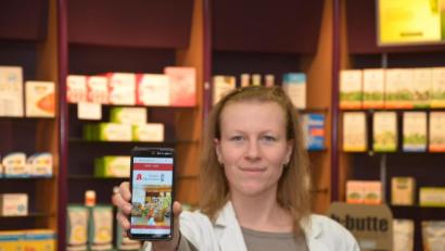 Bild: fjo
Mitarbeiterin Melanie Baier (PTA) ist vollauf begeistert von der neuen App.