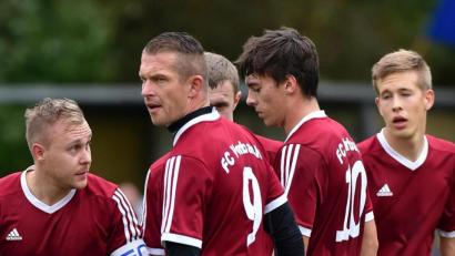Bild: af
Florian Ruder (Nummer 9) hört zu Saisonende als Spielertrainer beim FC Vorbach auf.