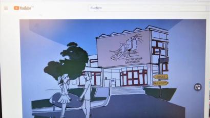 Bild: ubb
Der dreiminütige Film über die Vorbereitungsklasse VK 10 ist anschaulich und liebevoll gestaltet worden.