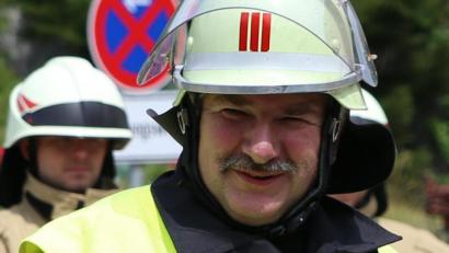 Bild: egl
Kreisbrandinspektor Hans Sperber lud zu diesem Termin ein.