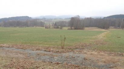 Bild: amö
Ein Wassergraben trat über den Rand und überspülte den Radweg