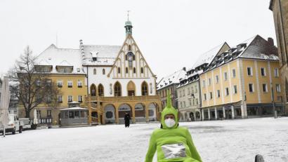 Bild: Petra Hartl
Aschermittwochsstimmung schon am Unsinnigen Donnerstag: Auch in Amberg fällt der Fasching aus und mit ihm die legendäre Hexennacht.