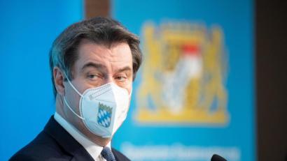 Bild: Matthias Balk
Ministerpräsident Markus Söder bei einer Pressekonferenz nach einer Sitzung des Ministerrats am Donnerstag.