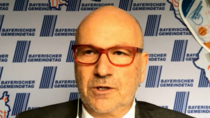 Bild: gib
Als Gastredner wurde Uwe Brandl , Präsident des Bayerischen Gemeindetags, zum virtuellen Neujahrsempfang des Bunds der Selbstständigen Regensburg und Oberpfalz zugeschaltet.