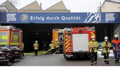 Bild: Wolfgang Steinbacher
Eine Maschine ist bei Guss Auer in Brand geraten. Der Schaden ist gering, verletzt wurde niemand.