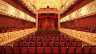 Bild: Erich Spahn/exb
Der Saal des Amberger Stadttheaters bleibt noch einige Zeit leer.