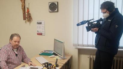 Bild: ld
Einen Tag lang schaute Christoph Röder Bernhard Schindler über die Schulter.