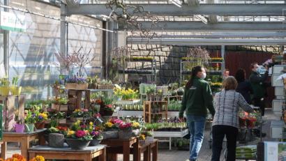 Bild: uz
Im Gartencenter Dehner galt die Nachfrage vor allem Blumen und Gemüsesaaten.