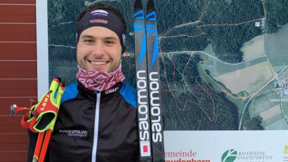 Bild: Schröter/privat
Jonas Schröter auf dem Rotbühlsender in Hirschau.