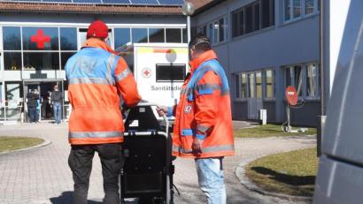 Bild: Gabi Schönberger
Auch Rollstuhlfahrer oder Gehbehinderte können problemlos ihren Impftermin im BRK-Haus in Weiden wahrnehmen.
