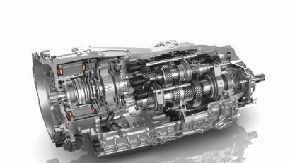 Bild: ZF Friedrichshafen
Das 8-Gang-Doppelkupplungsgetriebe (DKG) von ZF für den Längseinbau lässt sich auch bei Modellen mit Allradantrieb und Plug-in-Hybrid einsetzen.