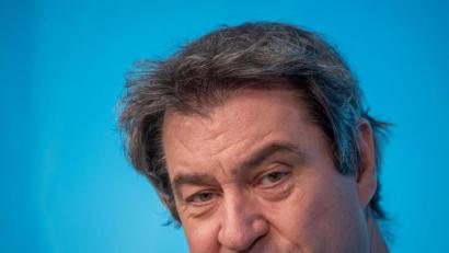 Bild: Peter Kneffel
Ministerpräsident Markus Söder (CSU) bei der Pressekonferenz nach der Sitzung des Kabinetts.