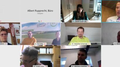 Screenshot: Büro Albert Rupprecht
Online diskutierten Mitglieder der Maschinenringe Neustadt und Tirschenreuth mit Bundestagsabgeordnetem Albert Rupprecht zum Thema Landwirtschaft.