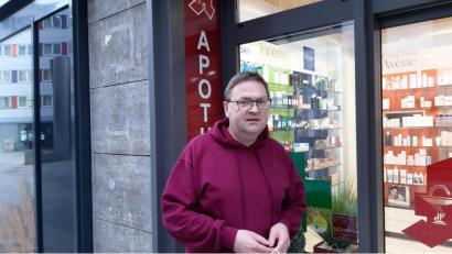 Bild: uz
Der Sprecher der Weidener Apotheker Andreas Biebl.