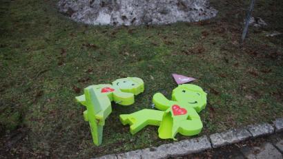 Archivbild: wro
Blick auf die zertrümmerten „Street-Buddys“