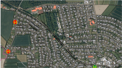 Bild: exb
Die Ersatzhaltestellen in Ebermannsdorf.