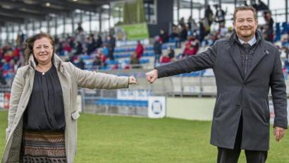 Bild: Daniel Karmann/dpa
Bärbel Kofler und Uli Grötsch führen die bayerische SPD-Landesliste zur Bundestagswahl an.