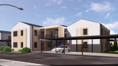 Bild: HD Bau GmbH
So könnten die Häuser für den Wohnpark Adolf-Kolping-Straße bei Realisierung der Pläne aussehen.