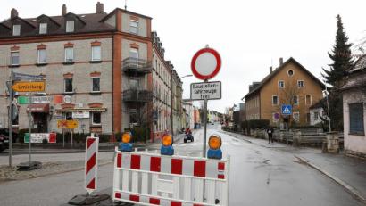 Bild: Wolfgang Steinbacher
Die Schlachthausstraße in Amberg ist seit Montag bis zum Schießstätteweg gesperrt. Laut Angaben der Stadt wird das bis 18. Juni so bleiben.