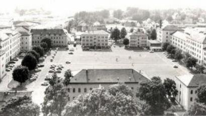Bild: Franz/AZ-Archiv
Blick über die Kaserne im September 1991.