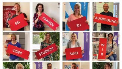 Bild: Agentur für Arbeit Weiden
Die BerufsberaterInnen der Agentur für Arbeit sind Experten, wenn es um die Themen Ausbildung, Studium und berufliche Zukunftschancen geht.