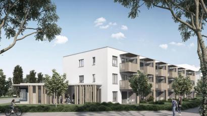 Bild: evh-Architekten Amberg
Die neuen Jura-Wohnstätten für Menschen mit Behinderung.