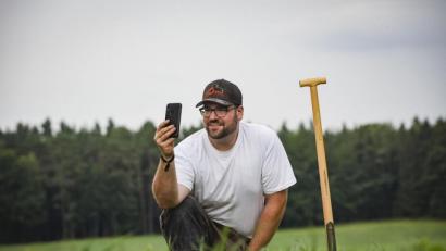 Bild: Timo Jaworr
Junglandwirt Leo Rösel hat die Umwelt im Blick.