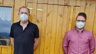 Bild: Marion Bachl/exb
Der neugewählte TTC-Vorsitzende Kevin Hauser (rechts) und sein Stellvertreter Christian Schindler.