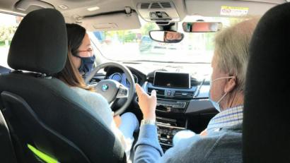 Symbolbild: Gabi Schönberger
Während der Fahrstunde gilt für Fahrschüler und Fahrlehrer eine FFP2-Maskenpflicht.