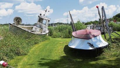 Bild:  LTM/dpa
Maritime Idylle im Fischerdorf Gothmund – noch immer lebt hier eine Handvoll aktiver Fischer.