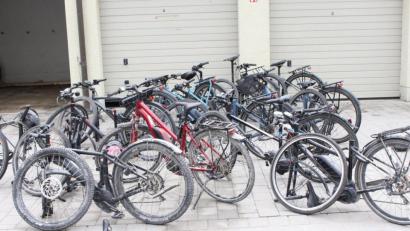 Bild: GPI Waidhaus/exb
Die Grenzpolizei Waidhaus stellte zwölf in Erlangen gestohlene E-Bikes sicher.
