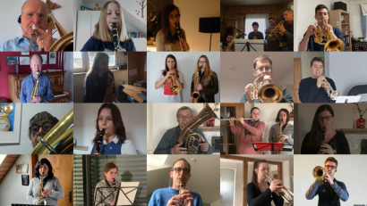 Bild: adj
Per Internet spielte die Jugendblaskapelle Parkstein einen Trauerchoral für ihre verstorbenen Mitglieder ein, um das gewohnte Vereinsleben auch unter den besonderen Umständen der Pandemie fortzusetzen.